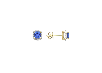 Gemstone Stud Earring